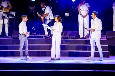 Anthony Davidson - Louise Beckett - Bruce Jouanny - 2023 FIA WEC Awards - Sofitel Bahrain Zallaq Thalassa - Zallaq - Bahrain -