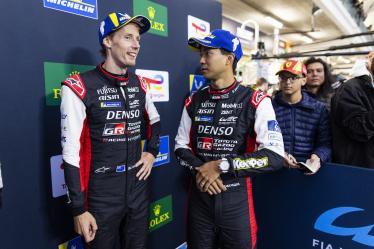 HARTLEY Brendon (nzl), Toyota Gazoo Racing, Toyota GR010 - Hybrid, HIRAKAWA Ryo (jpn), Toyota Gazoo Racing, Toyota GR010 - Hybrid, portrait during the 2024 Rolex 6 Hours of Sao Paulo, 5th round of the 2024 FIA World Endurance Championship, from July 12 to 14, 2024 on the Autódromo José Carlos Pace in Interlagos, Brazil - Photo Julien Delfosse / DPPI
