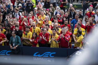 Ferrari AF Corse mecaniciens, mechanics, celebrate during the 2024 Lone Star Star Le Mans, 6th round of the 2024 FIA World Endurance Championship, from August 30 to September 1, 2024 on the Circuit of the Americas in Austin, Texas, United States of America - Photo Charly Lopez / DPPI