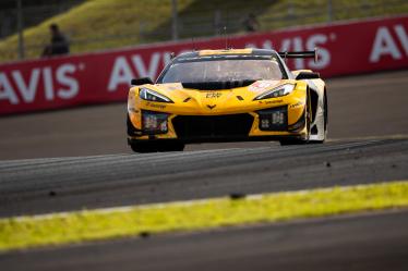 82 JUNCADELLA Daniel (spa), BAUD Sébastien (fra), KOIZUMI Hiroshi (jpn), TF Sport, Corvette Z06 GT3.R #82, action during the 2024 6 Hours of Fuji, 7th round of the 2024 FIA World Endurance Championship, from September 13 to 15, 2024 on the Fuji Speedway in Oyama, Shizuoka, Japan - Photo Joao Filipe / DPPI