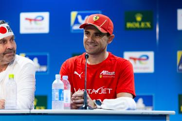 RIGON Davide (ita), Vista AF Corse, Ferrari 296 GT3, portrait press conference during the 2024 6 Hours of Fuji, 7th round of the 2024 FIA World Endurance Championship, from September 13 to 15, 2024 on the Fuji Speedway in Oyama, Shizuoka, Japan - Photo Joao Filipe / DPPI