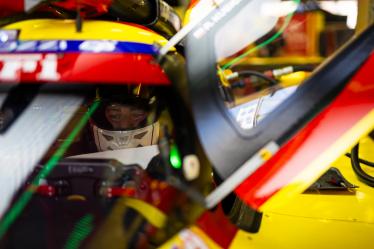 HANSON Phil (gbr), AF Corse, Ferrari 499P #83, portrait during the 2024 Rookie Test of the FIA World Endurance Championship, on November 3, 2024 on the Bahrain International Circuit in Sakhir, Bahrain - Photo Javier Jimenez / DPPI