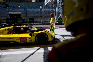 83 YE Yifei (chn), HANSON Phil (gbr), AF Corse, Ferrari 499P #83, action during the 2024 Rookie Test of the FIA World Endurance Championship, on November 3, 2024 on the Bahrain International Circuit in Sakhir, Bahrain - Photo Charly Lopez / DPPI