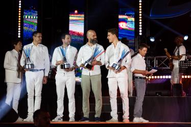 91 LIETZ Richard (aut), SCHURING Morris (nld), SHAHIN Yasser (aus), Manthey EMA, Porsche 911 GT3 R #91, LM GT3, portrait during the 2024 FIA WEC Awards Ceremony, on November 3, 2024 at the Sofitel Bahrain Zallaq in Manama, Bahrain - Photo Javier Jimenez / DPPI