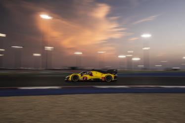 83 HANSON Phil (gbr), KUBICA Robert (pol), YE Yifei (chn), AF Corse, Ferrari 499P #83, Hypercar, action during the Prologue of the 2025 FIA World Endurance Championship, from February 21 to 22, 2025 on the Losail International Circuit in Lusail, Qatar - Photo Charly Lopez / DPPI