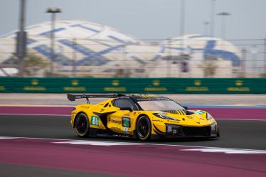 81 ANDRADE Rui (ang), EASTWOOD Charlie (irl), VAN ROMPUY Tom (bel), TF Sport, Chevrolet Corvette Z06 GT3.R #81, LM GT3, action during the Qatar 1812 KM, 1st round of the 2025 FIA World Endurance Championship, from February 25 to 28, 2025 on the Losail International Circuit in Lusail, Qatar - Photo Javier Jimenez / DPPI