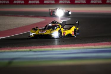 83 HANSON Phil (gbr), KUBICA Robert (pol), YE Yifei (chn), AF Corse, Ferrari 499P #83, Hypercar, action during the Qatar 1812 KM, 1st round of the 2025 FIA World Endurance Championship, from February 25 to 28, 2025 on the Losail International Circuit in Lusail, Qatar - Photo Fabrizio Boldoni / DPPI