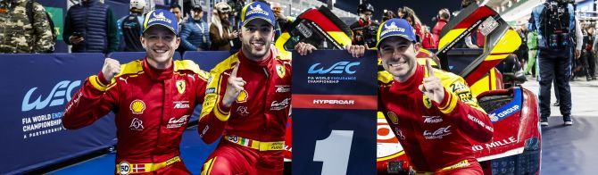 Ferrari and Corvette conquer Qatar curtain-raiser